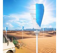 Generatore Eolico Verticale da 600 W con Controller e Inverter di Rete - Energia eolica efficiente per soluzioni di energia rinnovabile per la casa e l'azienda