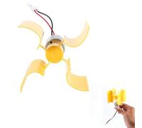 Generatore Eolico Verticale, Mini generatore di turbine eoliche, Turbina eolica 0,55 W 5,5 m/s Generatore eolico verticale Kit motore per generazione eolica Modello di assemblaggio fai-da-te
