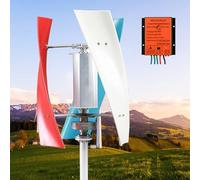 Generatore Eolico Verticale Silenzioso da 10000 W, Kit di levitazione Magnetica da 12 V/24 V/48 V con Controller, energia eolica efficiente per Illuminazione Domestica e Stradale, Soluzione