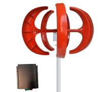 Generatore Eolico Verticale Silenzioso da 400 W a 1200 W, 5 Pale, Design Maglev 12 V/24 V per un'energia rinnovabile efficiente, Soluzione di Alimentazione compatta per abitazioni e Fuori re