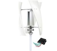 Generatore Eolico Verticale trifase a magneti permanenti con Controller Intelligente per l'alimentazione elettrica Domestica e Le infrastrutture stradali.