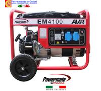 Generatore Gruppo Elettrogeno di Emergenza a Benzina 3,500W 15L 65 dB POWERMATE