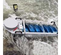 Generatore Idraulico a Spirale Archimedes Generatore a Turbina ad Acqua Portatile ad Alta Potenza da 1500 W Efficiente Sistema di Energia Pulita a Bassa Prevalenza con Nucleo a Levitazione Magnetica