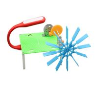 Generatore idroelettrico, kit di esperimenti scientifici distintivo, piccolo generatore con viti fisse, divertenti giocattoli educativi per conoscere alternative e fonti rinnovabili, esperimenti scie