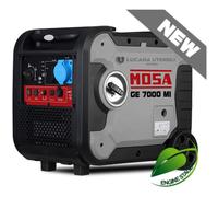 Generatore Inverter 6.5 kW MOSA Silenziato Portatile Avviam Elettrico GE 7000 MI