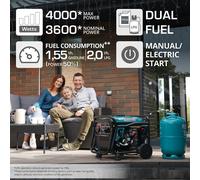 Generatore inverter a gas/LPG KS 4100iEG