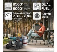 Generatore inverter a gas/LPG KS 8100iEG