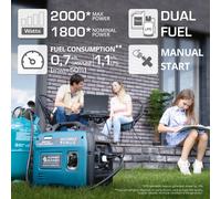 Generatore inverter GPL/benzina KS 2100iG S