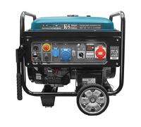 Könner & Söhner, KS 12-1E 1/3 ATSR, generatore di corrente 18,5 CV, motore a benzina a 4 tempi, con rame, avviamento elettrico, automatico di emergenza, regolatore di tensione, 9200/8200 Watt