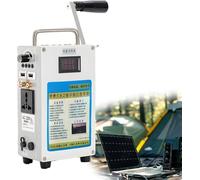 Generatore Portatile A Manovella, Generatore Corrente Manuale Emergenza, Alimentatore Manuale Con Caricabatteria Emergenza, DC12V, Nessun Carburante Richiesto, Batteria 27000mAH Generator+Controller