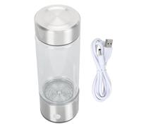 Generatore portatile di bottiglie d'acqua di idrogeno USB Ionizzazione Elettrolisi Vetro borosilicato Ionizzatore d'acqua di idrogeno Macchina per ufficio Viaggi Lavoro Energia