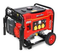 Generatore Portatile Gasolina Mecafer MF5000 4000W AVR 3x230V + 12V DC 5A