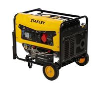 Generatore Trifase Sincrono 6 kW 2 x 230V~shuko / 1 x 400V 3~ STANLEY - SG 6500B