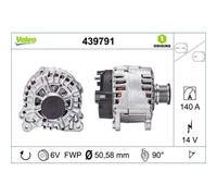 Generatore Valeo Per Audi Seat Skoda VW