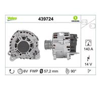 Generatore Valeo per Audi Seat Skoda VW