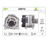 Generatore Valeo per Porsche Cayenne Panamera VW Touareg