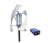 Generatore verticale a turbina eolica con controller ibrido Off Grid System Inverter 3KW 5kw per energia libera domestica con mulino a vento (con inverter, 48 V, 5000 W)