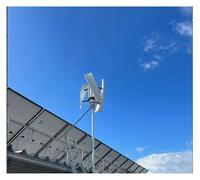 Generatore verticale a turbina eolica con controller ibrido Off Grid System Inverter 3KW 5kw per energia libera domestica con mulino a vento (solo turbina Wind, 48 V, 3000 W)