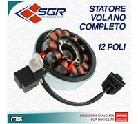 GENERATORE VOLANO STATORE MAGNETE 12 POLI MALAGUTI CENTRO CIAK MASTER 50 4T