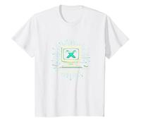 Generazione X: Abbiamo reso Internet Cool Retro Computer Maglietta, Bambini, Bianco, 12 Anni