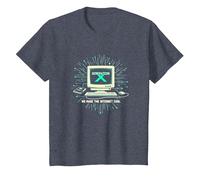 Generazione X: Abbiamo reso Internet Cool Retro Computer Maglietta, Bambini, Pervinca, 2 Anni