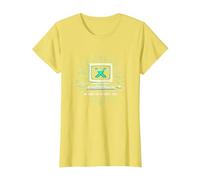 Generazione X: Abbiamo reso Internet Cool Retro Computer Maglietta, Donna, Limone, 3XL