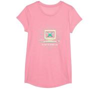 Generazione X: Abbiamo reso Internet Cool Retro Computer Maglietta, Ragazze, Rosa, L