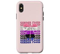 Genere Fluido Genere Queer Pride Bandiera LGBTQ Ragazza Coquette Custodia per iPhone X/XS