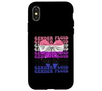 Genere Fluido Genere Queer Pride Bandiera LGBTQ Ragazza Coquette Custodia per iPhone X/XS