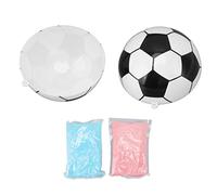 Genere rivelare il pallone da calcio con polvere, 5,9 pollici Genere rivelando il calcio con la doccia per neonati in polvere rosa blu rivela palla