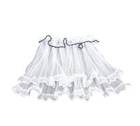 Generic 1:12 Tende in Tulle di Pizzo per Casa delle Bambole Design Elegante Multistrato per Stanze in Miniatura Fibra di Poliestere 1 unità (Tipo)