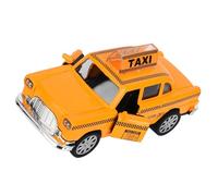 Generic 1:32 Squisito Modello di Taxi in Lega con Luce e Musica per il Regalo di Compleanno dei Bambini e la Decorazione della Casa, Giocattolo da Collezione di Auto in Miniatura per Bambini e (Taxi