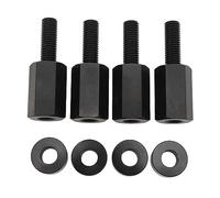 Generic 1,5 Pollici Adatto per Set di 4 Rialzi del Sedile, Supporti di Sollevamento Ad Altezza Regolabile per Maggiore visibilità e Comfort per Maverick X3 per Tutti gli Anni (BLACK)