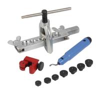 Generic 1 set Professionale per Svasatura Doppia Tubo Rame con Taglierina Strumenti per Condizionamento e Linee Kit Completo con Custodia Protettiva