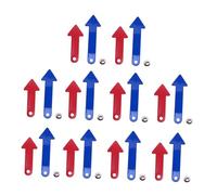 Generic 10 Pezzi di Oggetti di Scena per Orologio, Interazione tra Genitori E Figli, Strumenti per Insegnare a Dire Le Lancette Dell'orologio per Attività, Style a, Taglia unica bambino