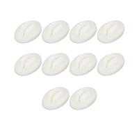 Generic 10 Pezzi di Pratica in Silicone False Labbra, Design di Apertura della Bocca con Forma dei Denti per la Pratica dei Principianti, Display e Insegnamento del Modello, (Bianco semi trasparente)
