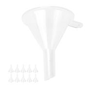 Generic 10 Piccoli Imbuti Trasparenti Strumenti di Riempimento Multiuso per Liquidi Cosmetici, Profumi, Oli Essenziali, Polveri | Adatto a Tutte le Bottiglie e Fiale | Prevenzione Efficace delle