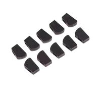 Generic 10x Pianoforte Digitale Elettrico in Gomma Leggero, Facile Da Installare, Robusto, Accessori per Pianoforte per Riparazione PX330 PX750, Tasto Nero