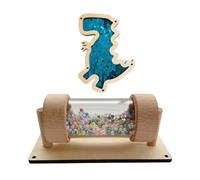 Generic 2 Accessori per La Tavola Delle Attività Materiale per Il Fai Da Te con Creatore di Pioggia E Giocattolo Educativo Come Giocattolo Sensoriale Realizza, Dinosauro blu, Taglia unica