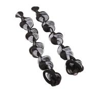 generic 2 Pcs Estensione Coda di Cavallo a Cavallo Carino Parrucca Sintetica Intrecciata a Lunghi Capelli Intrecciati per Donne Ragazze (Grigio nero marrone)