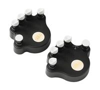 Generic 2 Pezzi Allenatore per Dita Da Pianoforte Esercitatore per Mani Dispositivo Correttivo Strumento con Suoni per Pratica Adatto per Bambini Principianti, Nero