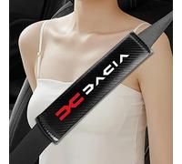 GÉNERIC 2 Pezzi Auto Imbottiture Cinture di Sicurezza, per Dacia Duster Spring Logan Sandero Jogger Lodgy Bigster Dokker Interni Styling Accessori