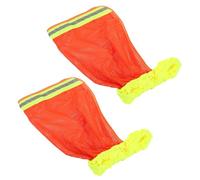 Generic 2 Pezzi Copertura Casco Traspirante in Materiale Sintetico con Visiera Completa Arancione per Lavoro All'aperto Protezione Collo e Blocco Raggi Solari