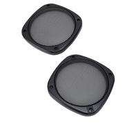 Generic 2 Pezzi di Copertura della Griglia 'altoparlante Anello Esterno in Plastica ABS con 8 Viti di Montaggio 137 Mm per Altoparlanti Marini e Automobilistici