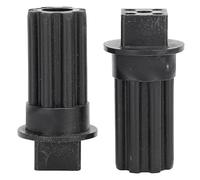 generic 2 Pezzi di Ricambio Manicotto di Accoppiamento a Vite per Tritacarne in Plastica Nera per, Boccola a Spirale Durevole a Installazione Rapida per Tritacarne