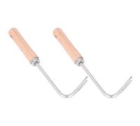 Generic 2 Pezzi di Sarchiatore da Giardino, Leggero, Efficiente, per Risparmiare Manodopera, Design Ergonomico, Piccole Forniture Compatte per Scavo