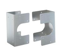 Generic 2 pezzi di scarpe per prigionieri doppi 2x altezza 6,25" Adatto a tubi fino a 2 3/8" di diametro esterno per impianti elettrici, idraulici,