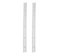 Generic 2 Pezzi Traversine Ferroviarie Modello Binario Cuscinetti Parti Sostegno Ricambio Plastica PP Espansione Pratica Adatto per Modellisti Regalo Scenario, N Scale
