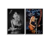 Generic 2 poster artistici da parete su tela, Sabrina da falegname, 30 x 45 cm, stile Glam