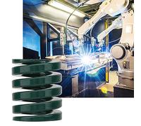 Generic 2 pz. Carico Pesante 25mm Matrice Verde Molla per Stampi, Stampi per Pressofusione di Metallo, in Plastica (TH25*30mm)